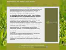 Tablet Screenshot of partycleanservice.ch